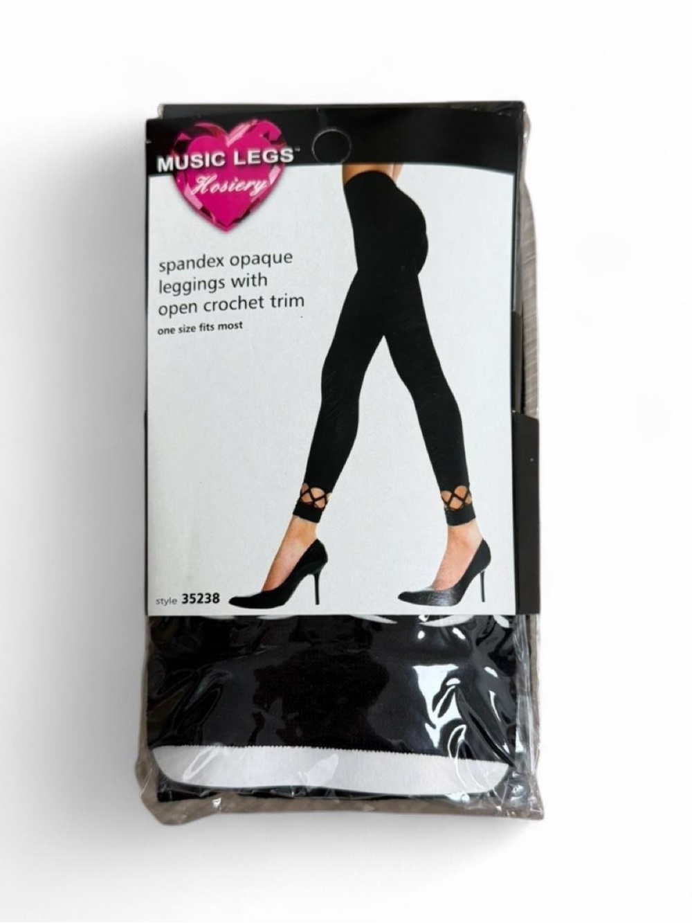 Y2K Deadstock 2000s music legs legging tights🎀